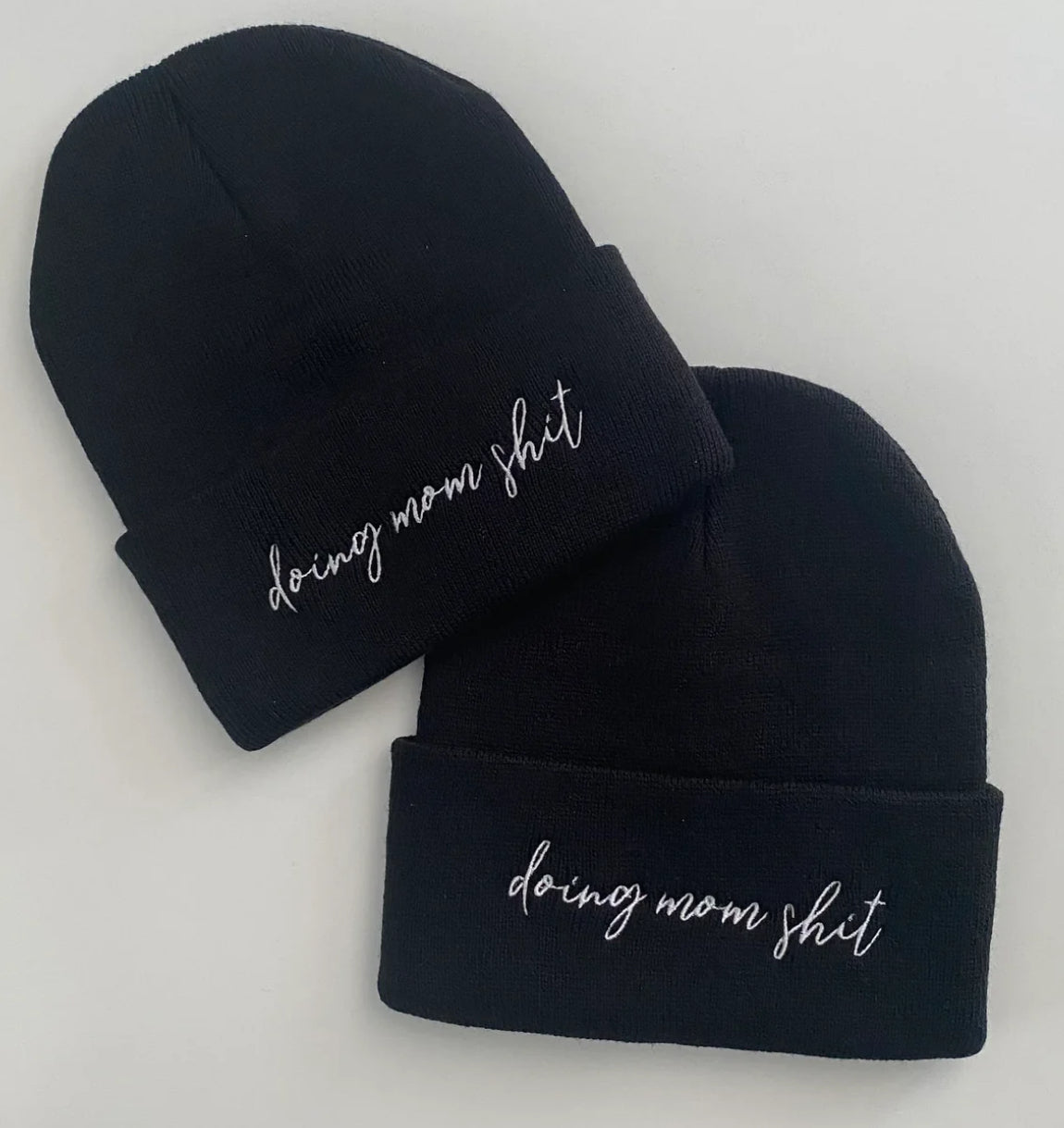 “Doing mom shit” snow beanie