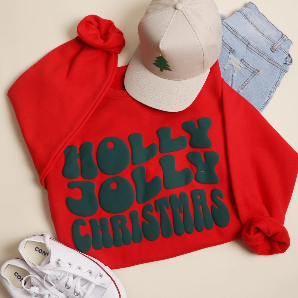 Holly Jolly Christmas Unisex Crew Neck