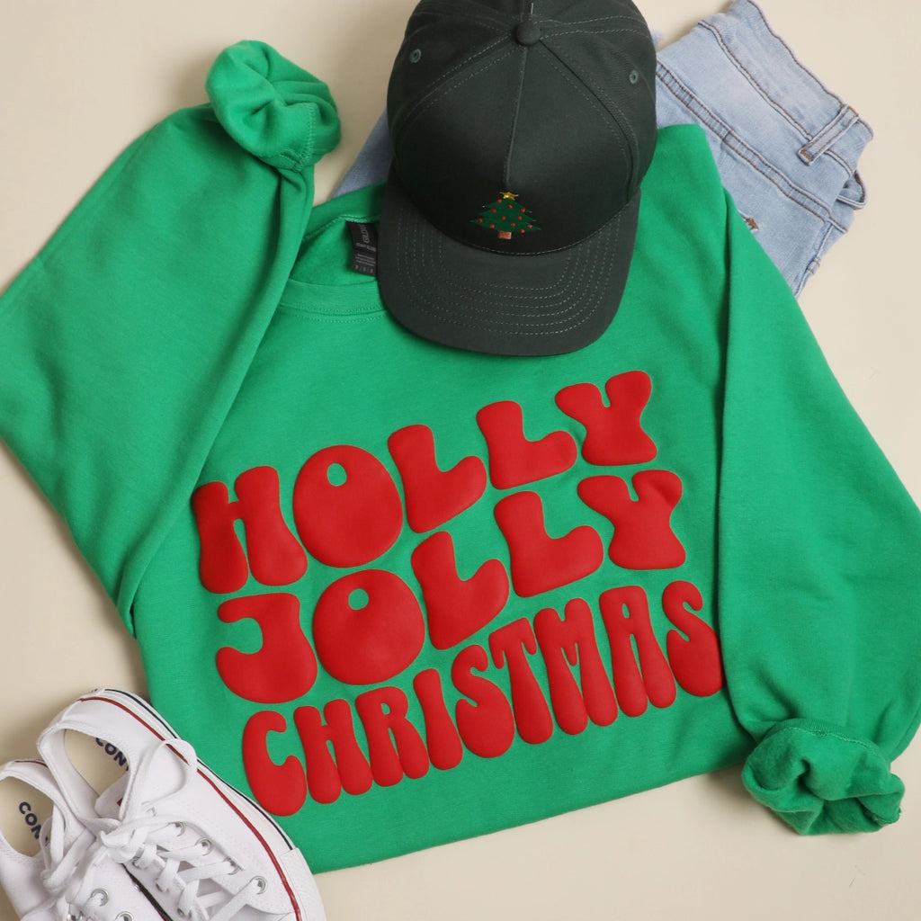 Holly Jolly Christmas Unisex Crew Neck