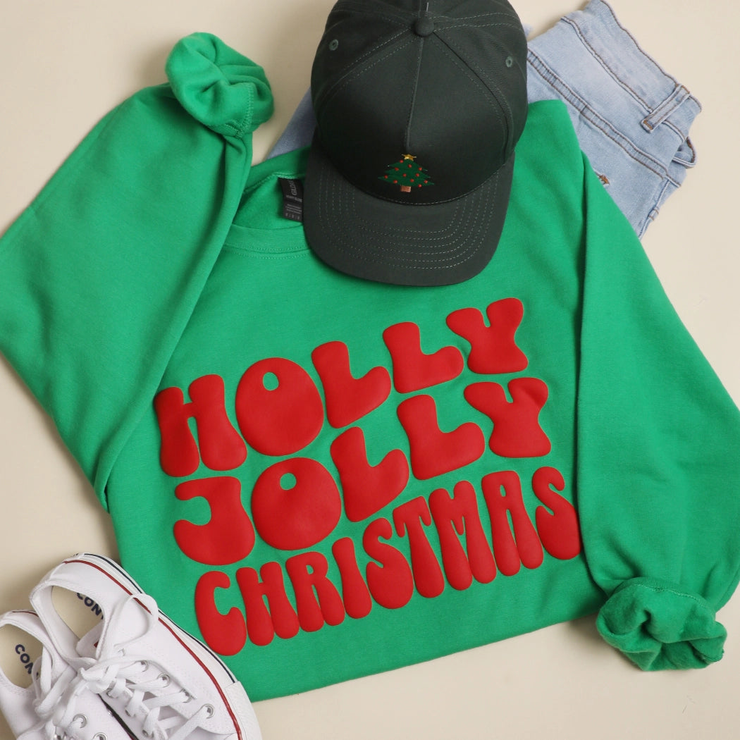 Holly Jolly Christmas Unisex Crew Neck