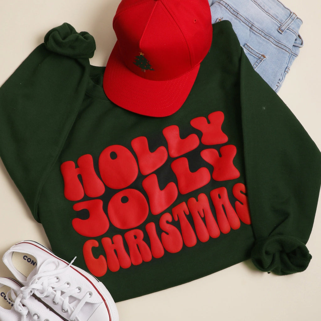 Holly Jolly Christmas Unisex Crew Neck