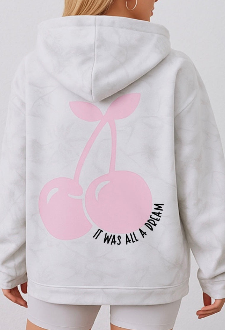 It Was All A Dream Camo Cherry Hoodie