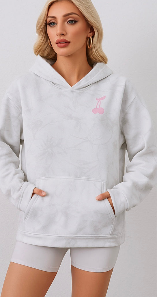 It Was All A Dream Camo Cherry Hoodie